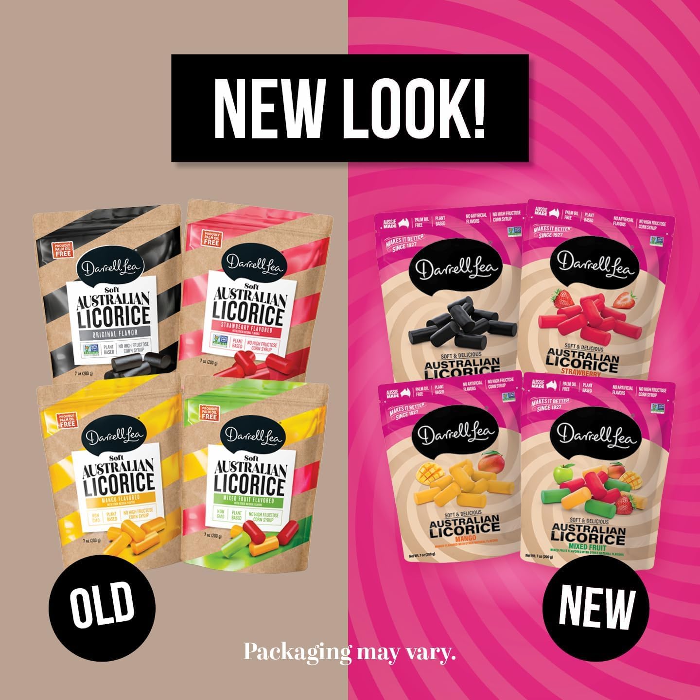 Ready-to-eat licorice portions from Darrell Lea for on-the-go enjoyment