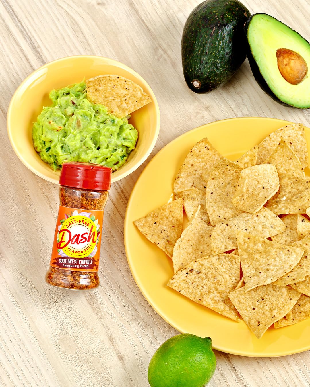 Dash Southwest Chipotle grilled chicken with smoky salt-free seasoning.