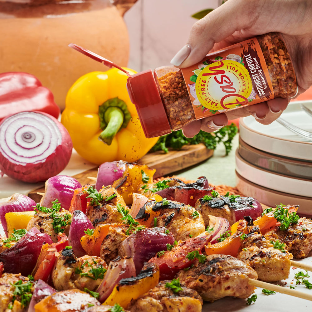 Mrs. Dash Southwest Chipotle pasta dish with zesty seasoning.
