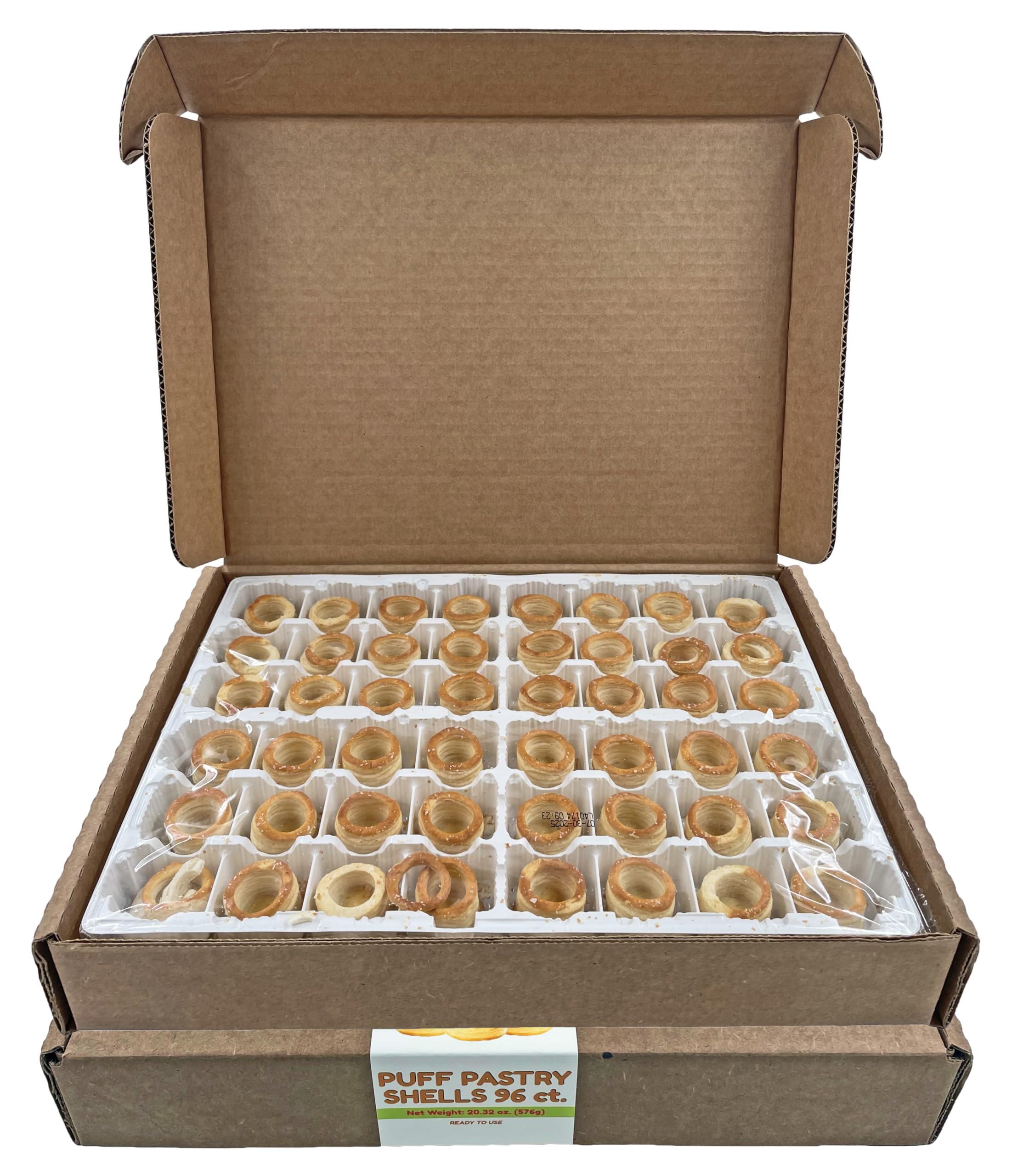 Dasher's Spice & Beans puff pastry shells ready for quick appetizers