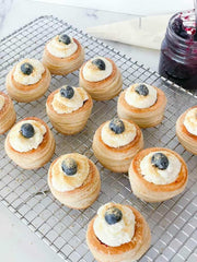 Dasher's Spice & Beans puff pastry shells perfect for bite-sized hors d'oeuvres