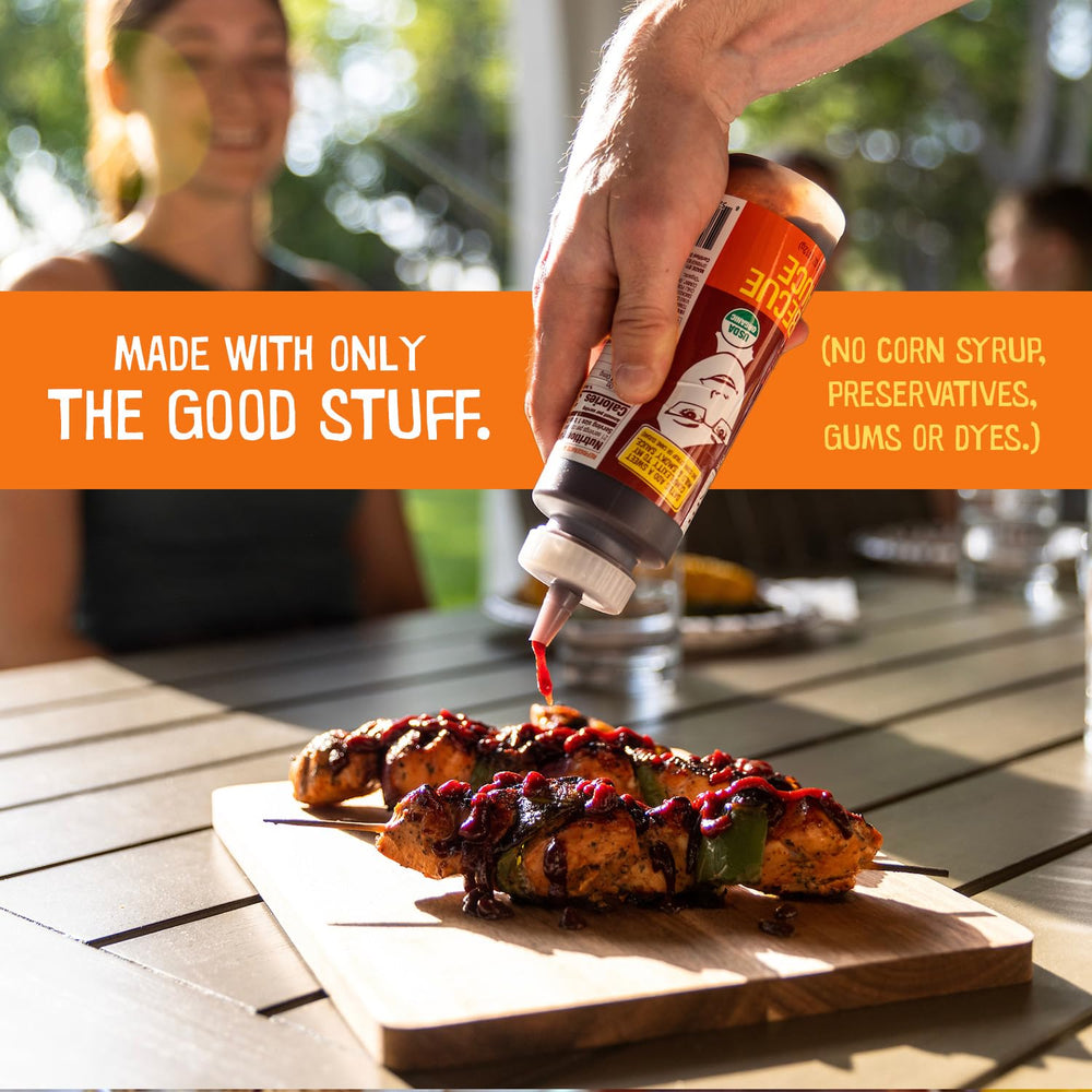 Date Lady BBQ sauce glaze on pork ribs with natural sweetness