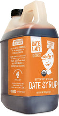 Date Lady bulk date syrup bottle label, ready for bulk cooking.