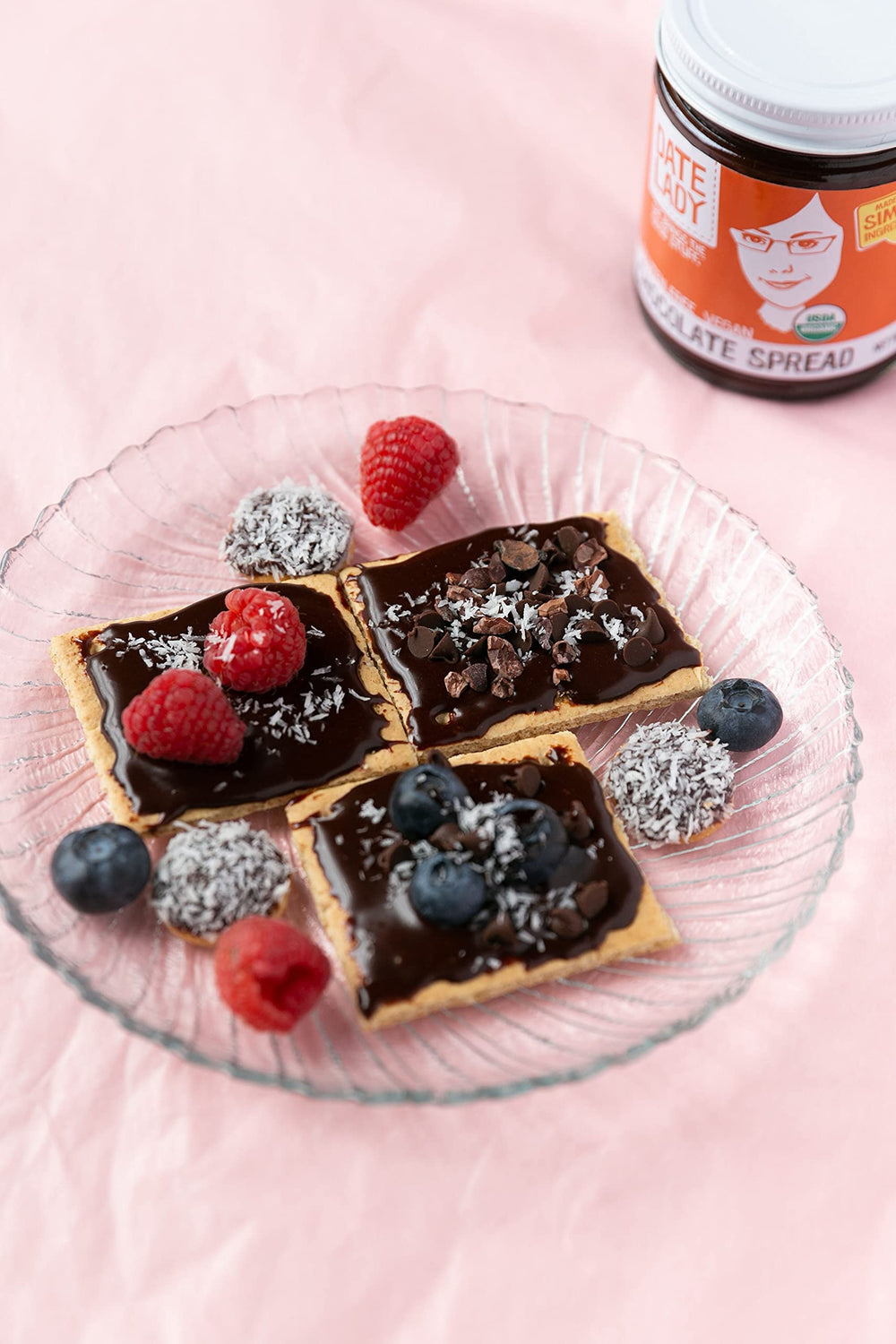 Date Lady chocolate date spread heated-pour texture for baking and coffee