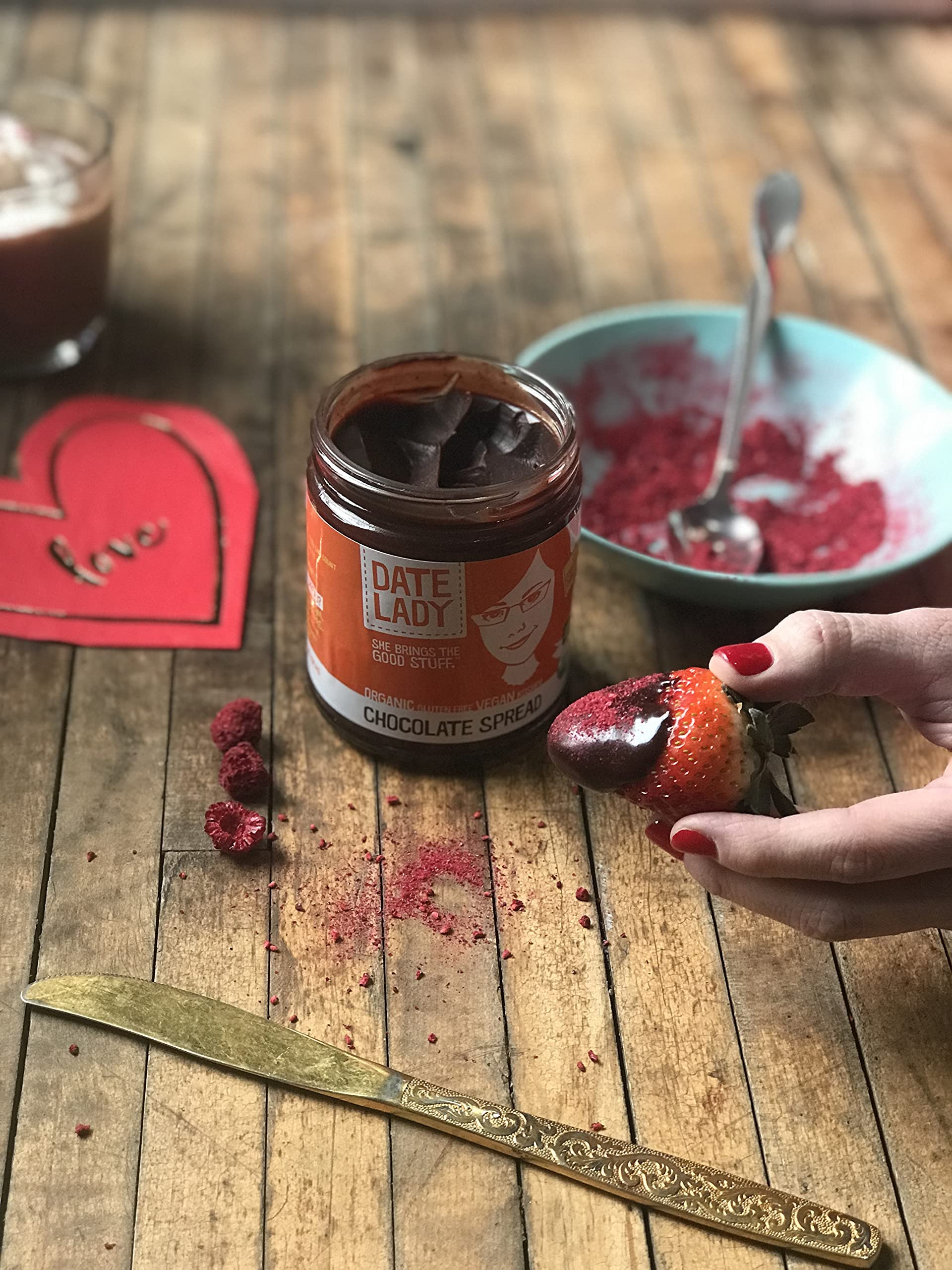 Date Lady chocolate date spread on-toast ideal creamy breakfast treat