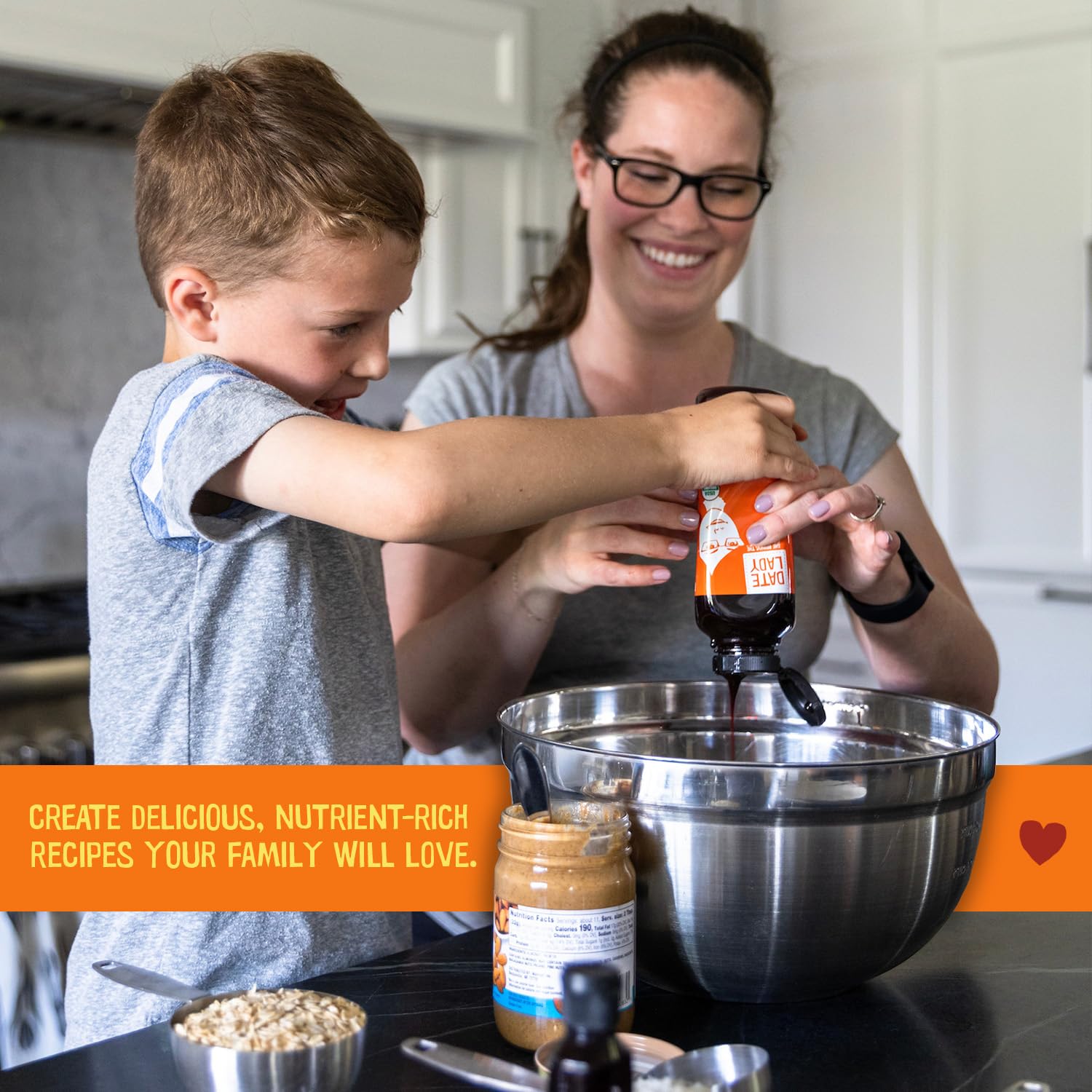 Date Lady Date Syrup spread on toast as wholesome topping