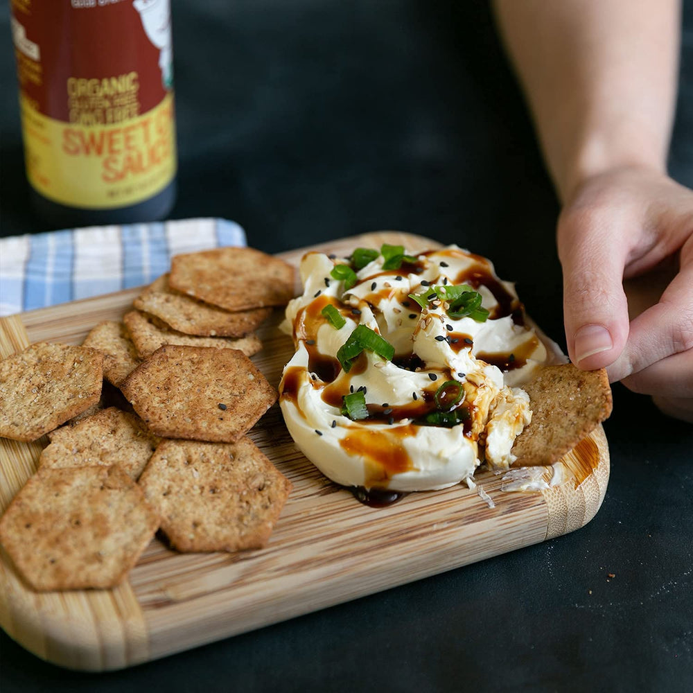 Date Lady sauce with spring rolls dip, versatile and tasty.
