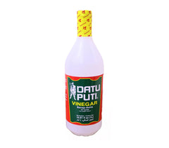 Datu Puti Cane Vinegar bottle front highlights tangy versatility for salads