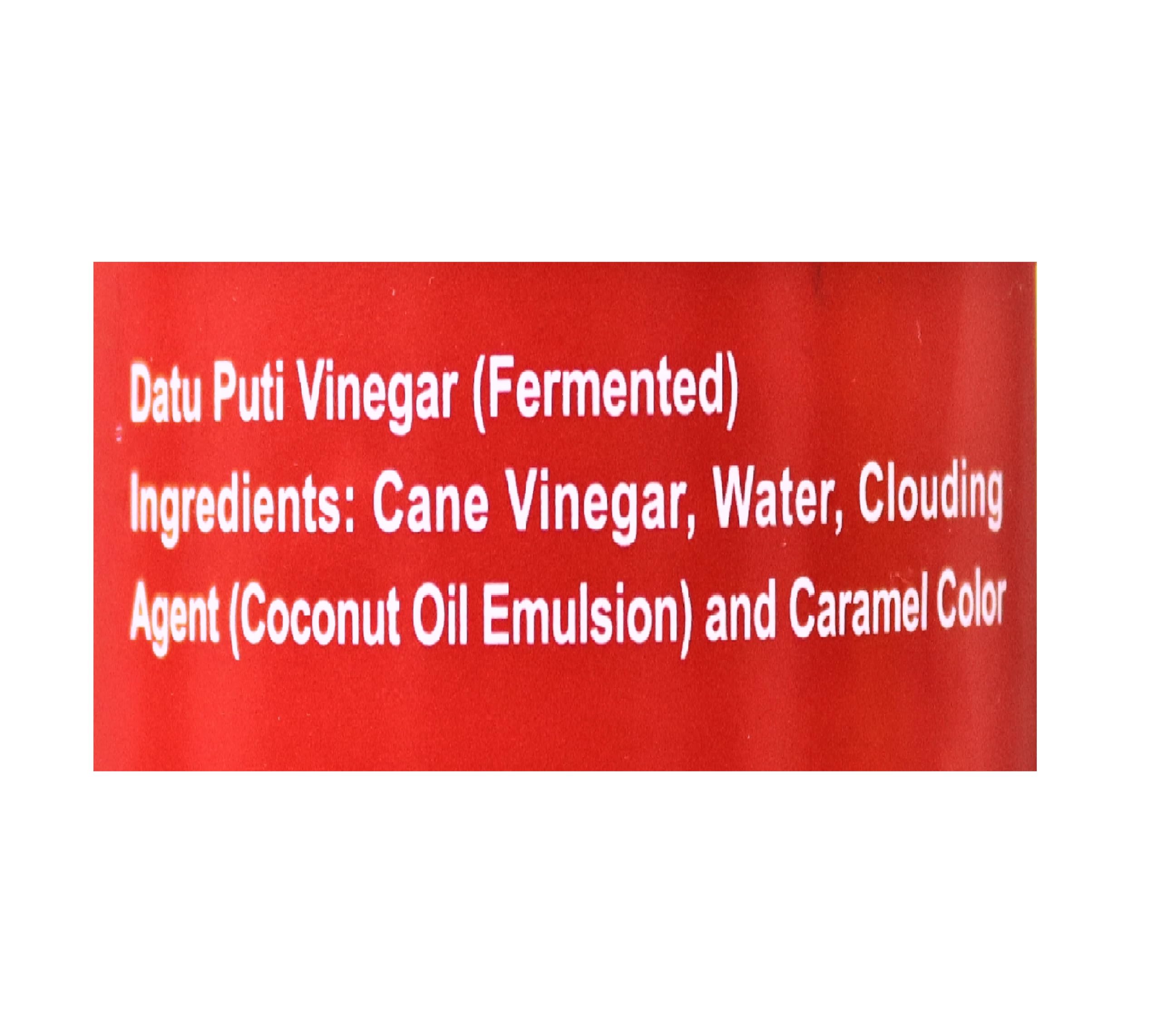 Datu Puti Cane Vinegar pour captures smooth drizzle for marinades and seafood