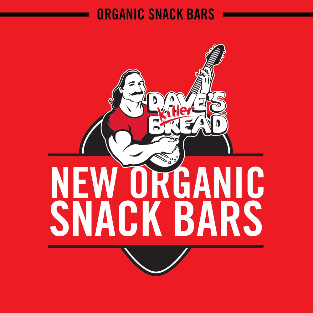 On-the-go scene with Dave's Killer Bread Oat-Rageous bar for busy mornings