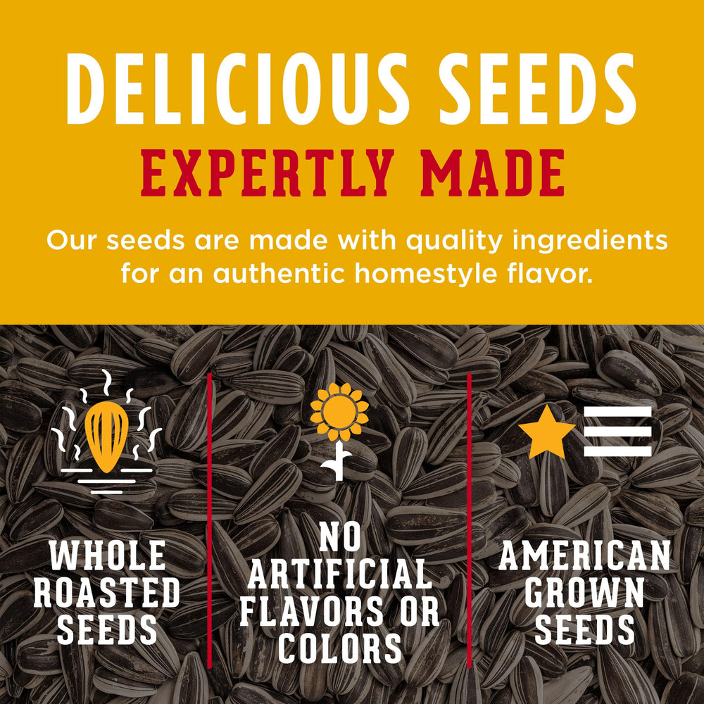David jumbo sunflower seeds twelve-pack, convenient stocking stuffer or road trip snack