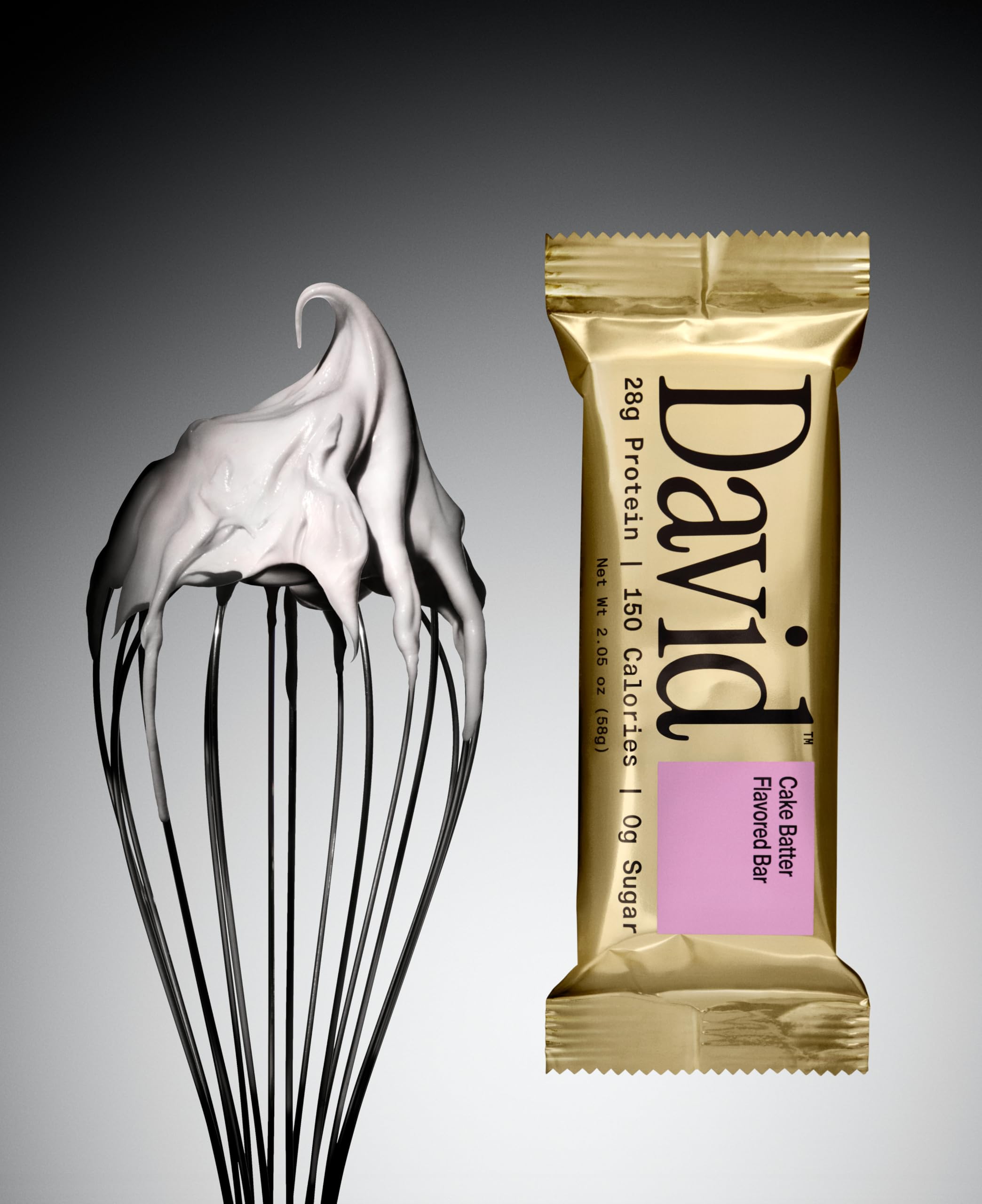David High Protein Bars cake batter ready-to-eat post-workout snack option.