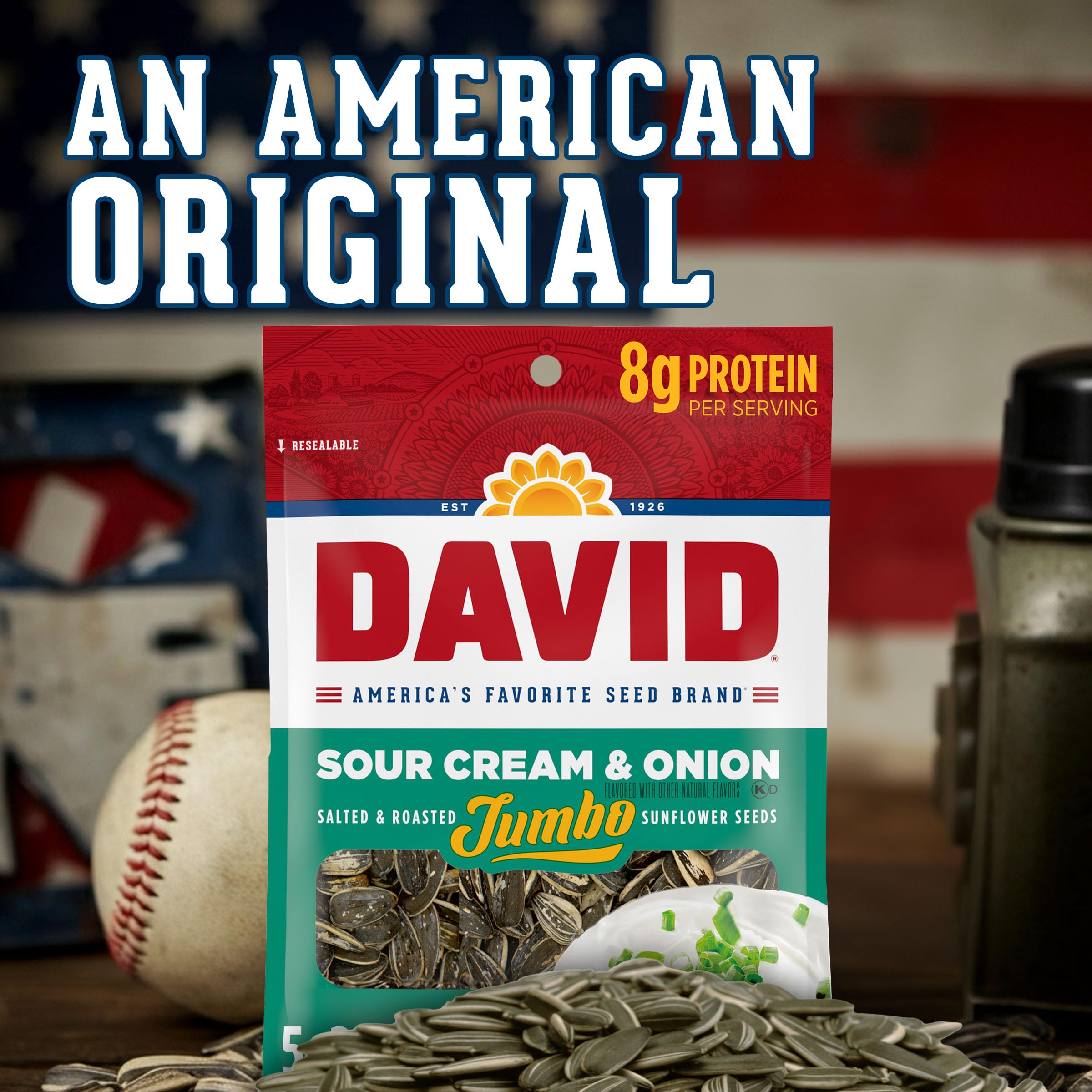 DAVID keto-friendly option with 2g net carbs per serving.