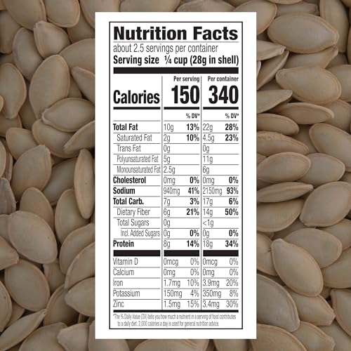 Close-up of DAVID pumpkin seeds bag highlighting crunchy roasted flavor for on-the-go.