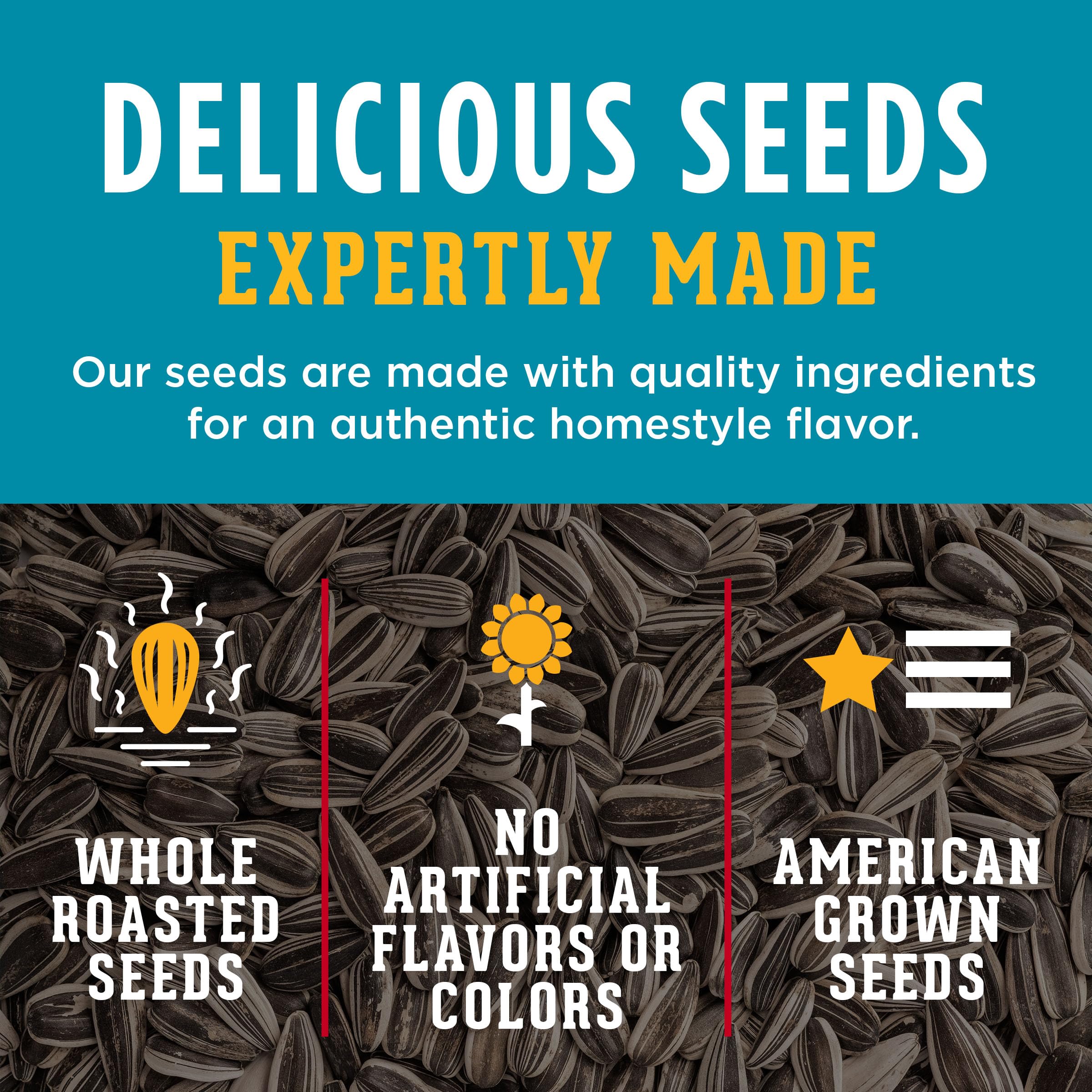 DAVID Ranch Jumbo Seeds with a baseball glove suggests on-field snacking