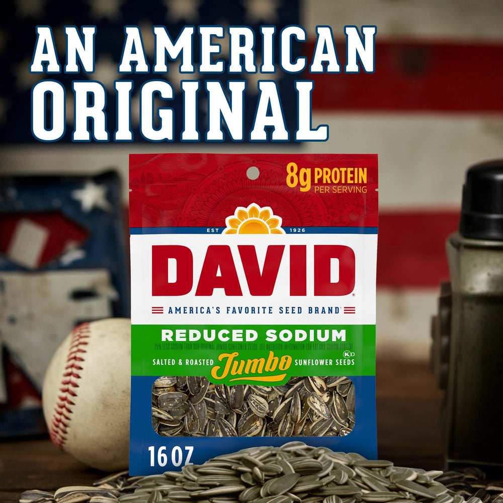 Gluten-free label on the DAVID Reduced Sodium packaging