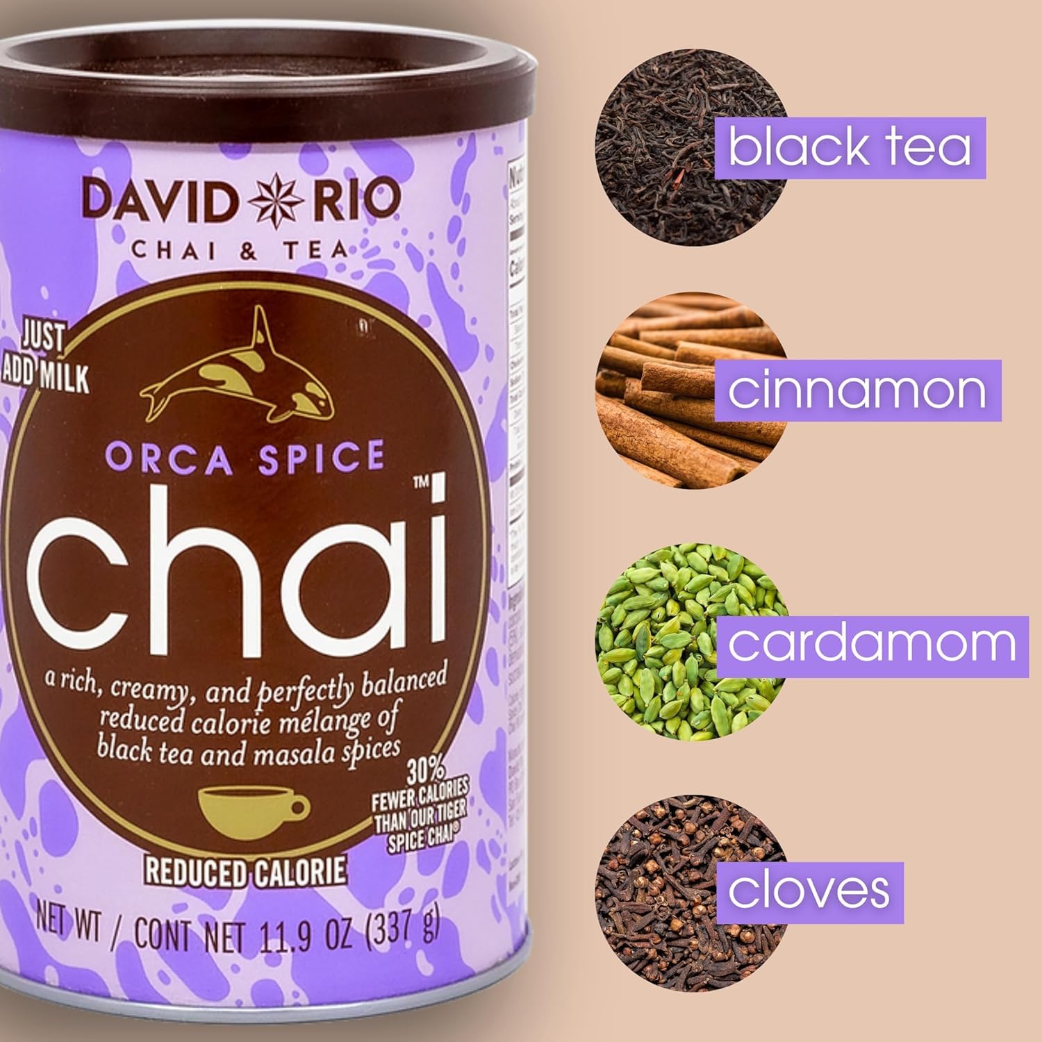 David Rio Orca Spice signature mix packet closeup highlighting organic spices
