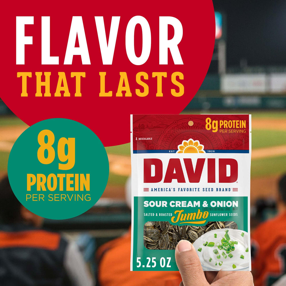 DAVID snack pack is ready for road trips, movies, and events.