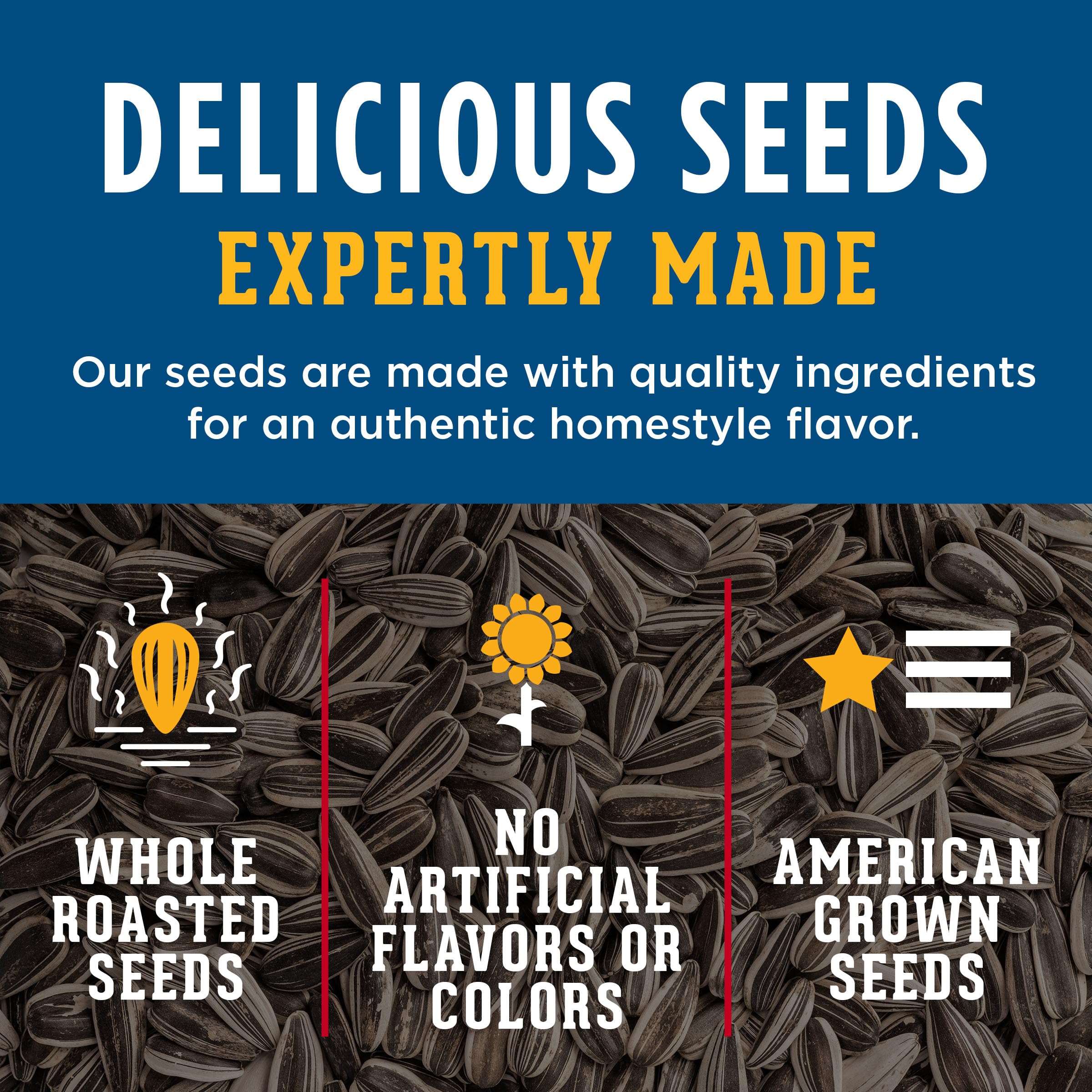 DAVID Sunflower Kernels Original nutrition facts show calories and protein