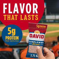 DAVID Sunflower Kernels Original on-the-go snack ideal for busy days