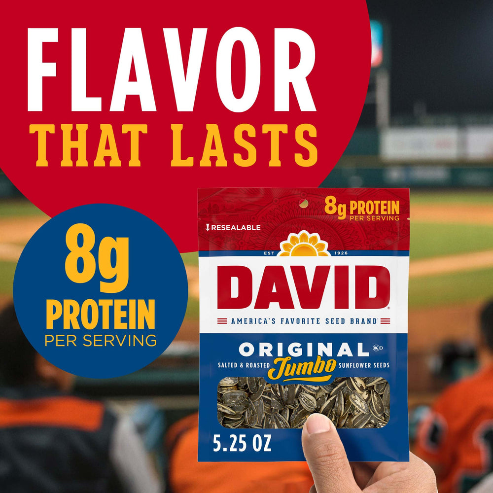 DAVID original flavor packaging on table with Easter basket idea