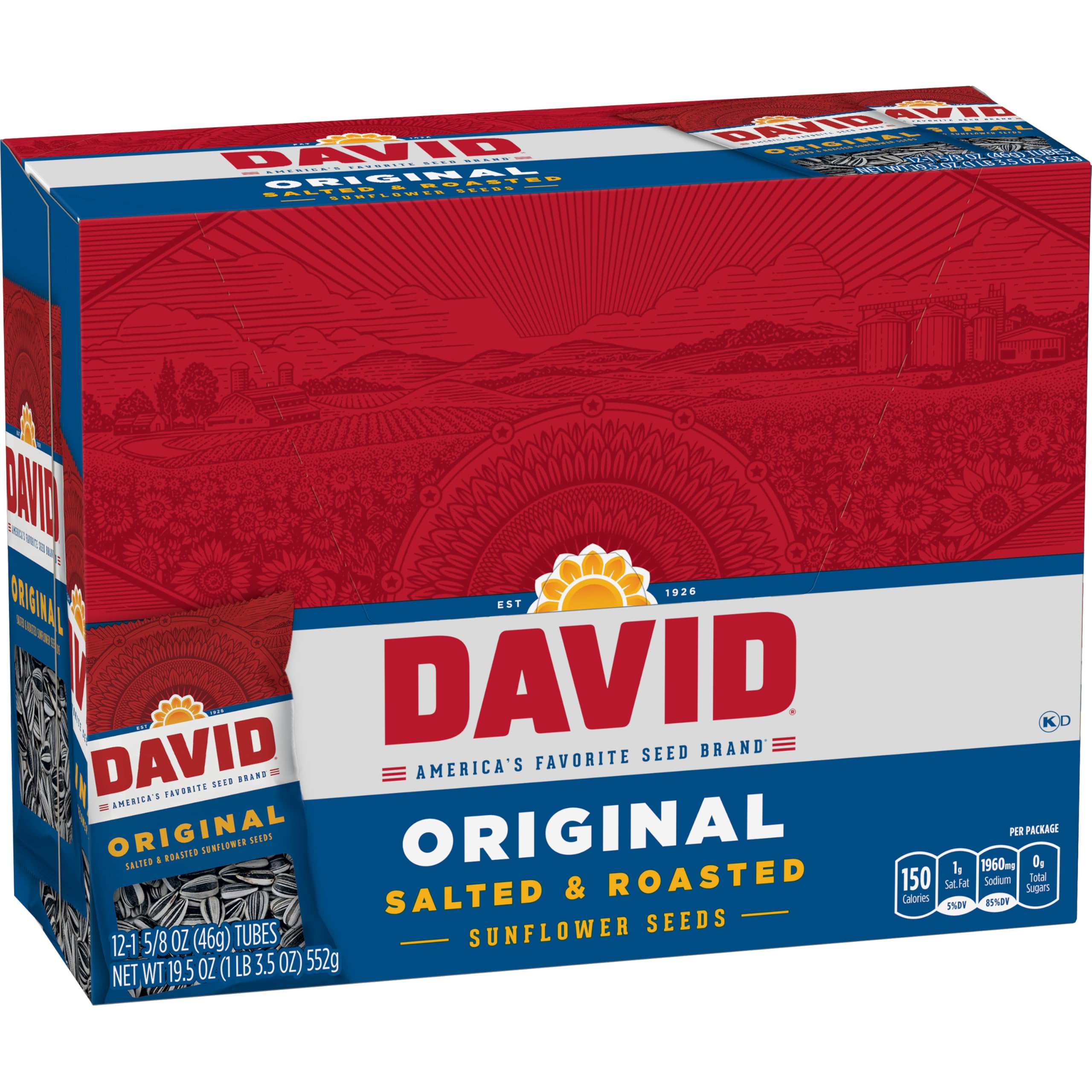 On-the-go snack option from DAVID Original seeds, quick energy during practice.