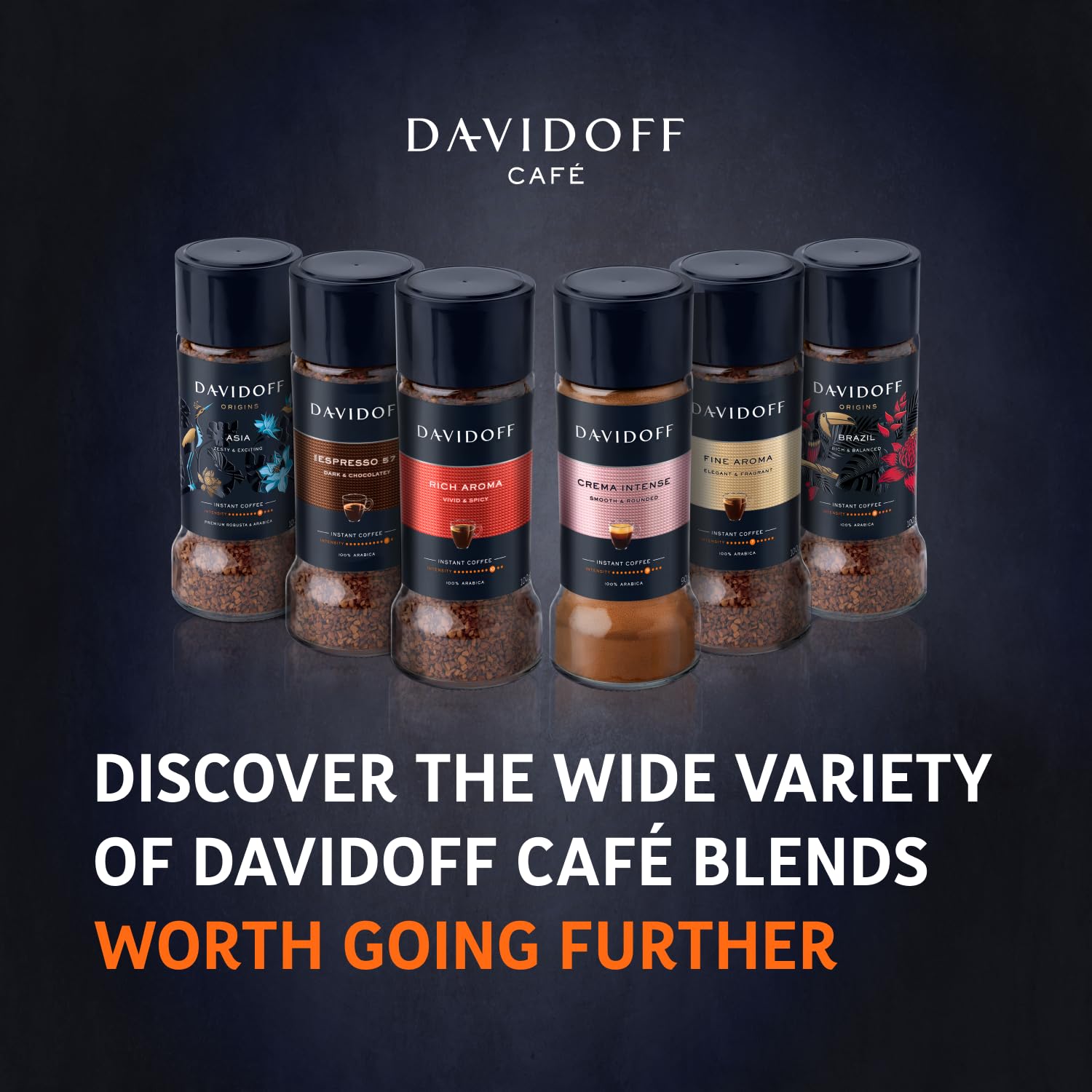 Davidoff Fine Aroma office desk mug scene signals a refined break.