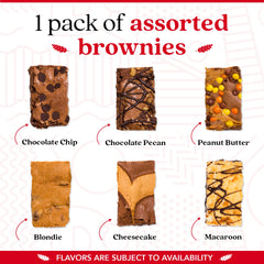 David's Cookies assorted brownies flavor variety for coffee breaks