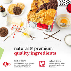 David's Cookies assorted flavors close-up highlighting classic to unique profiles.