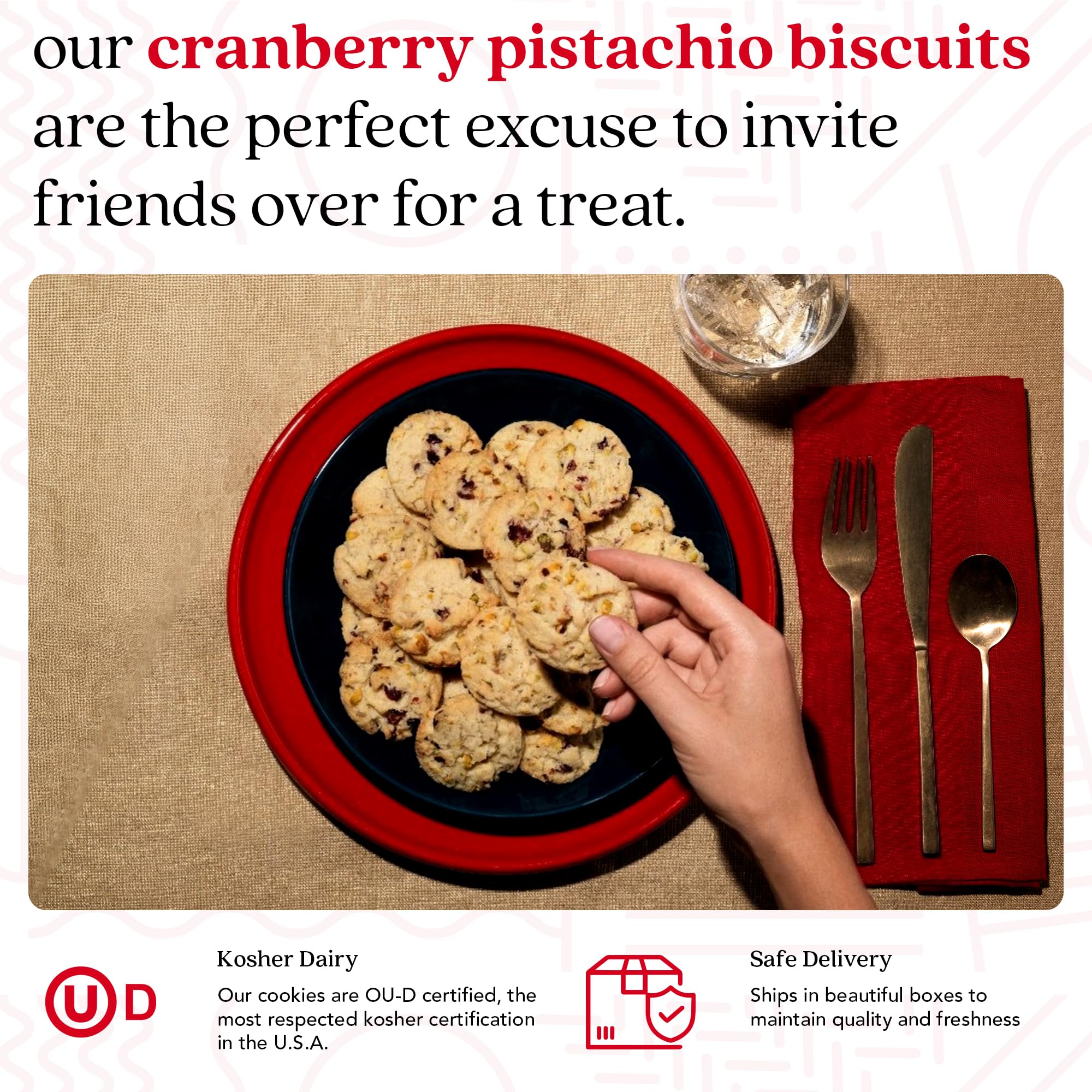 David's Cookies biscuit-sampler-for-tea-time: perfect pairing with tea or coffee.