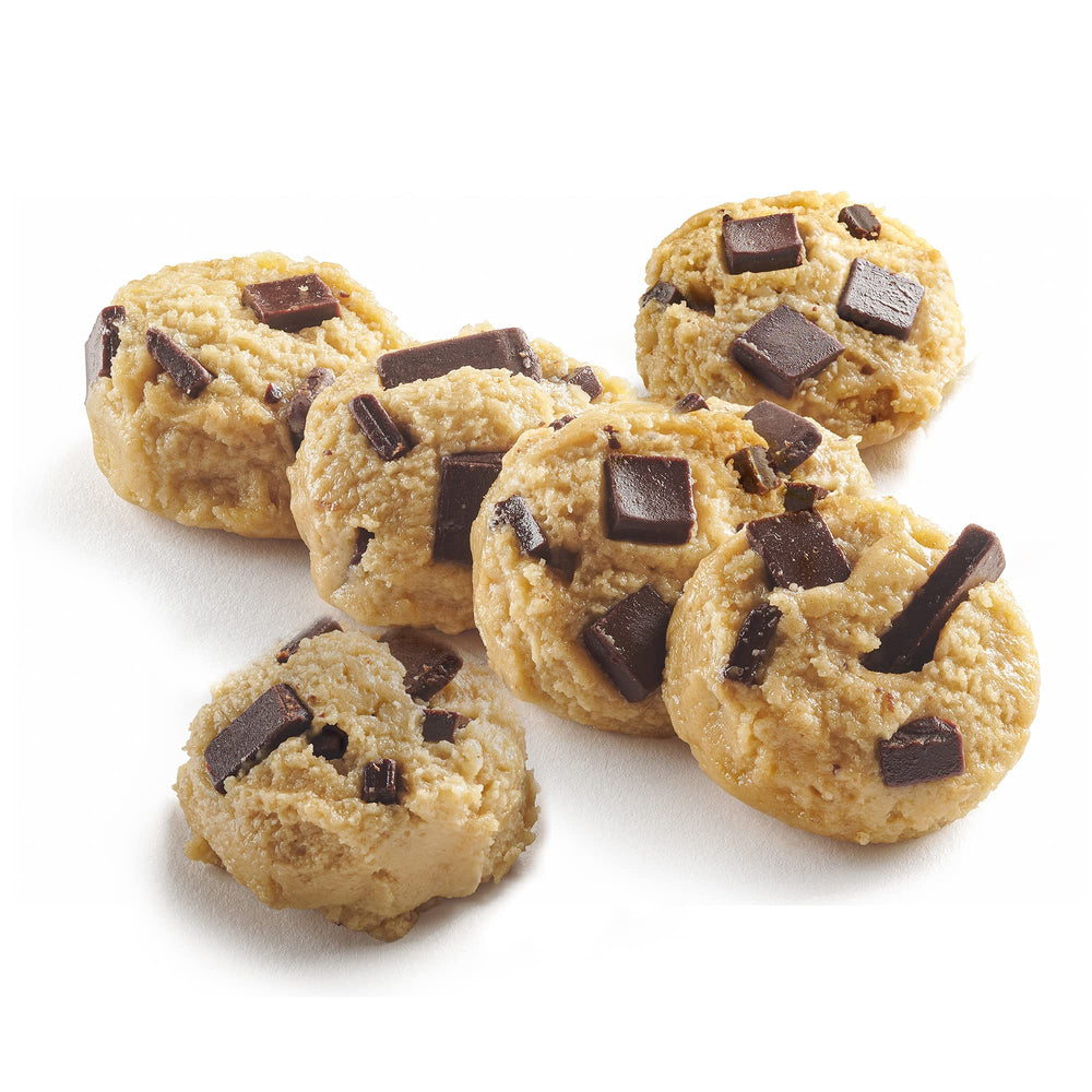 David's Cookies chocolate chunk dough pack ready for quick baking.