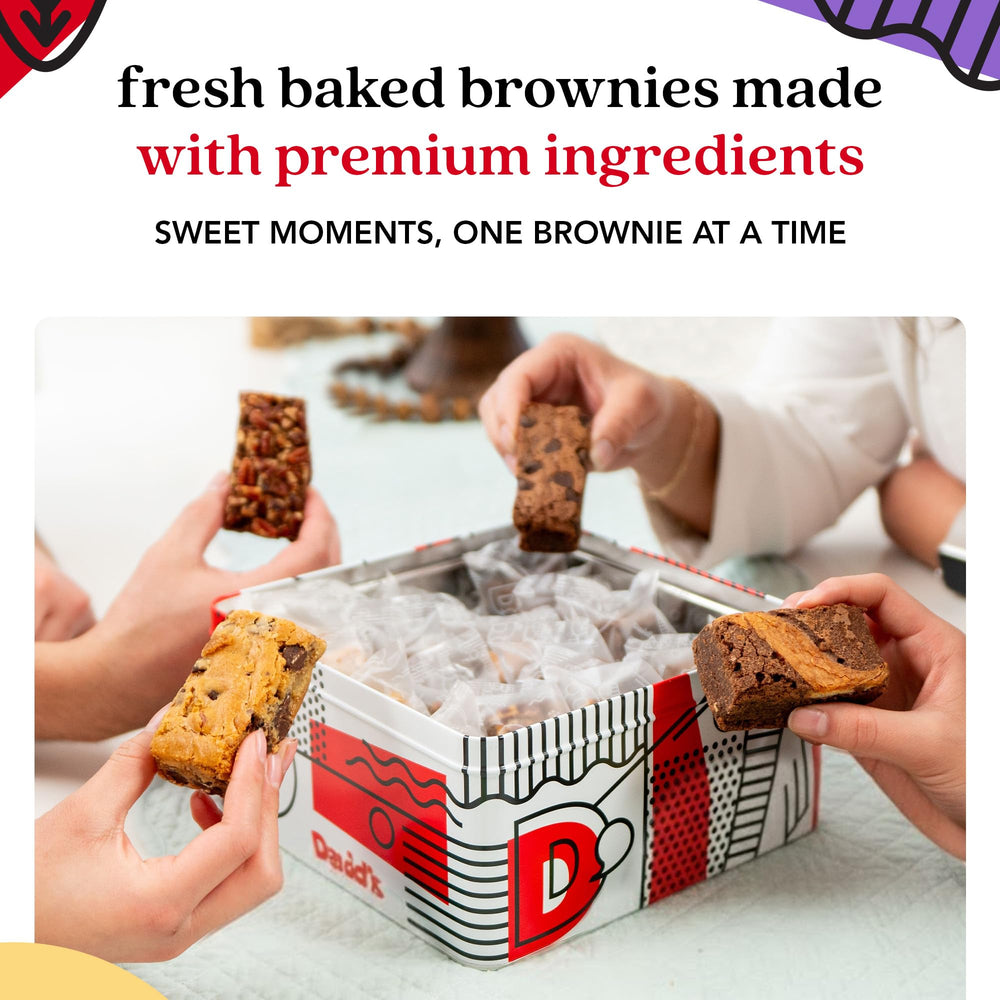 David's Cookies elegant gift tin packaging makes a thoughtful present for occasions.