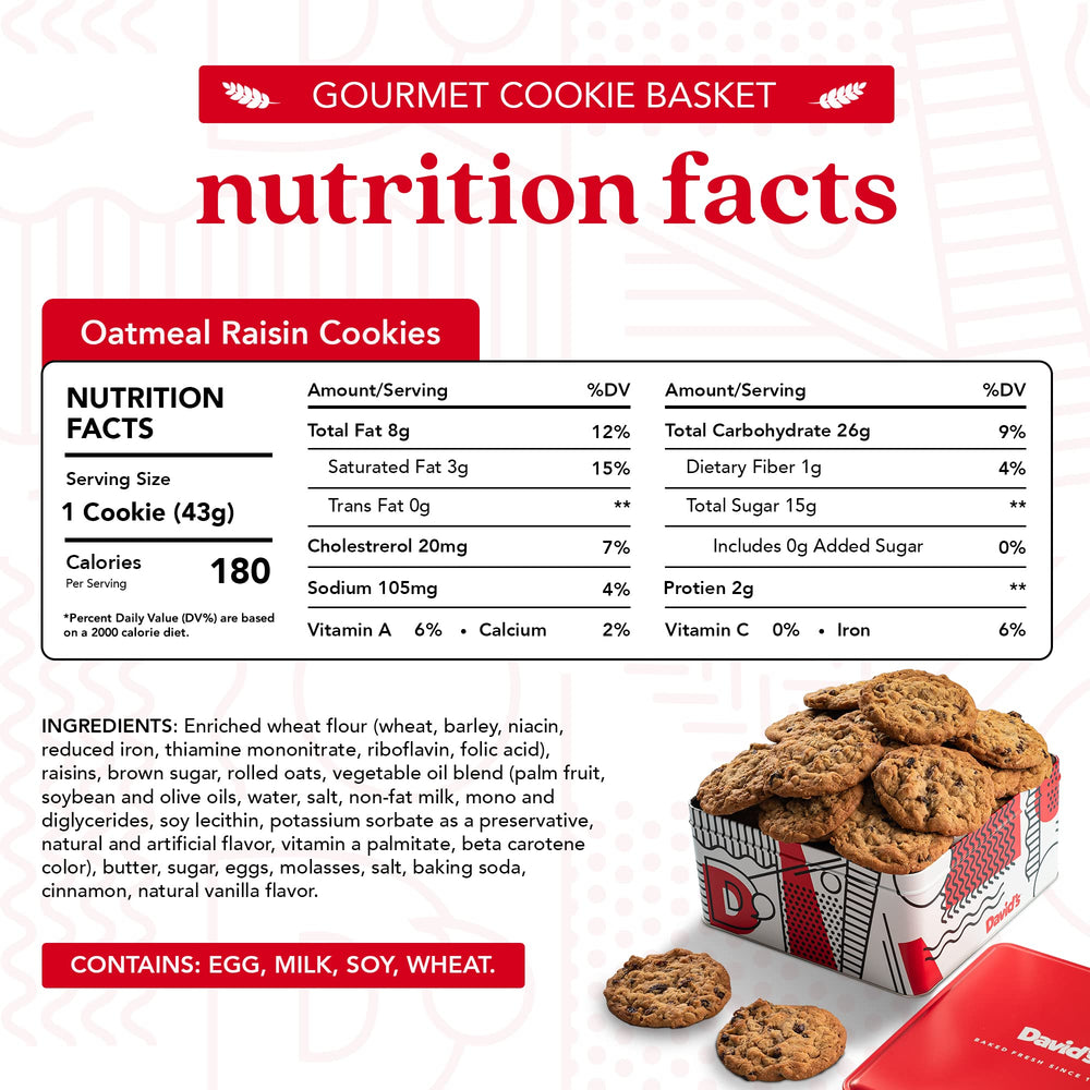 David's Cookies freshly baked cookies straight from the oven with a comforting aroma and premium taste