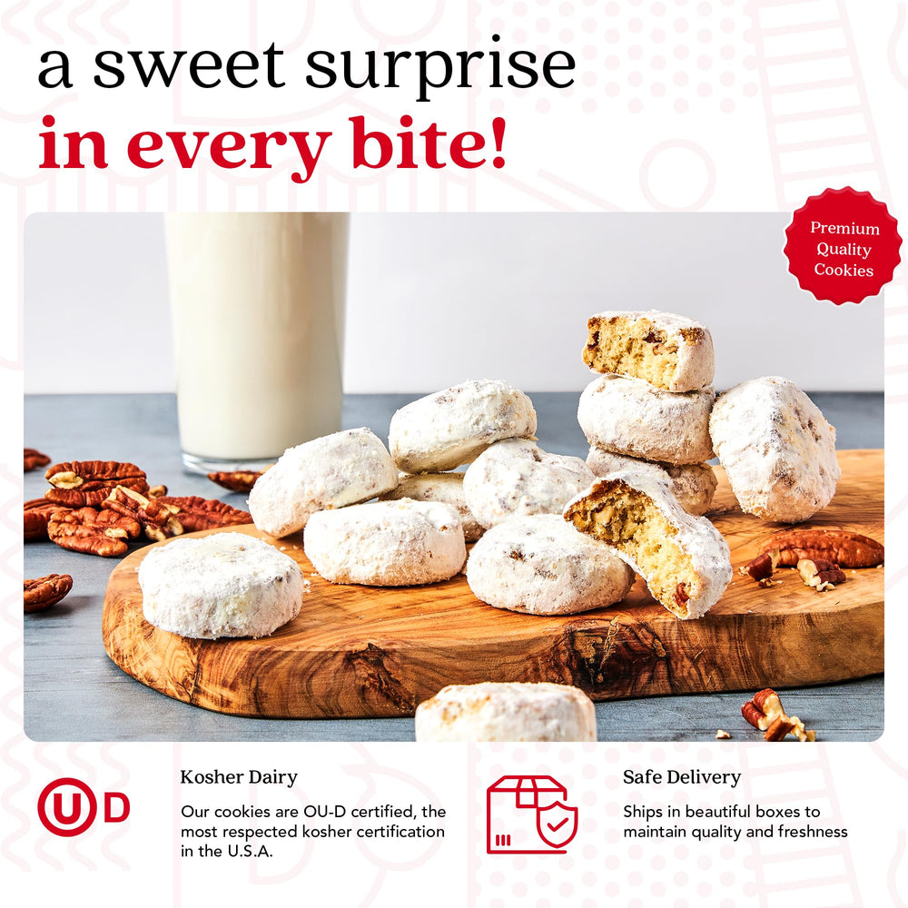 David's Cookies gift-ready round tin ideal for special occasions