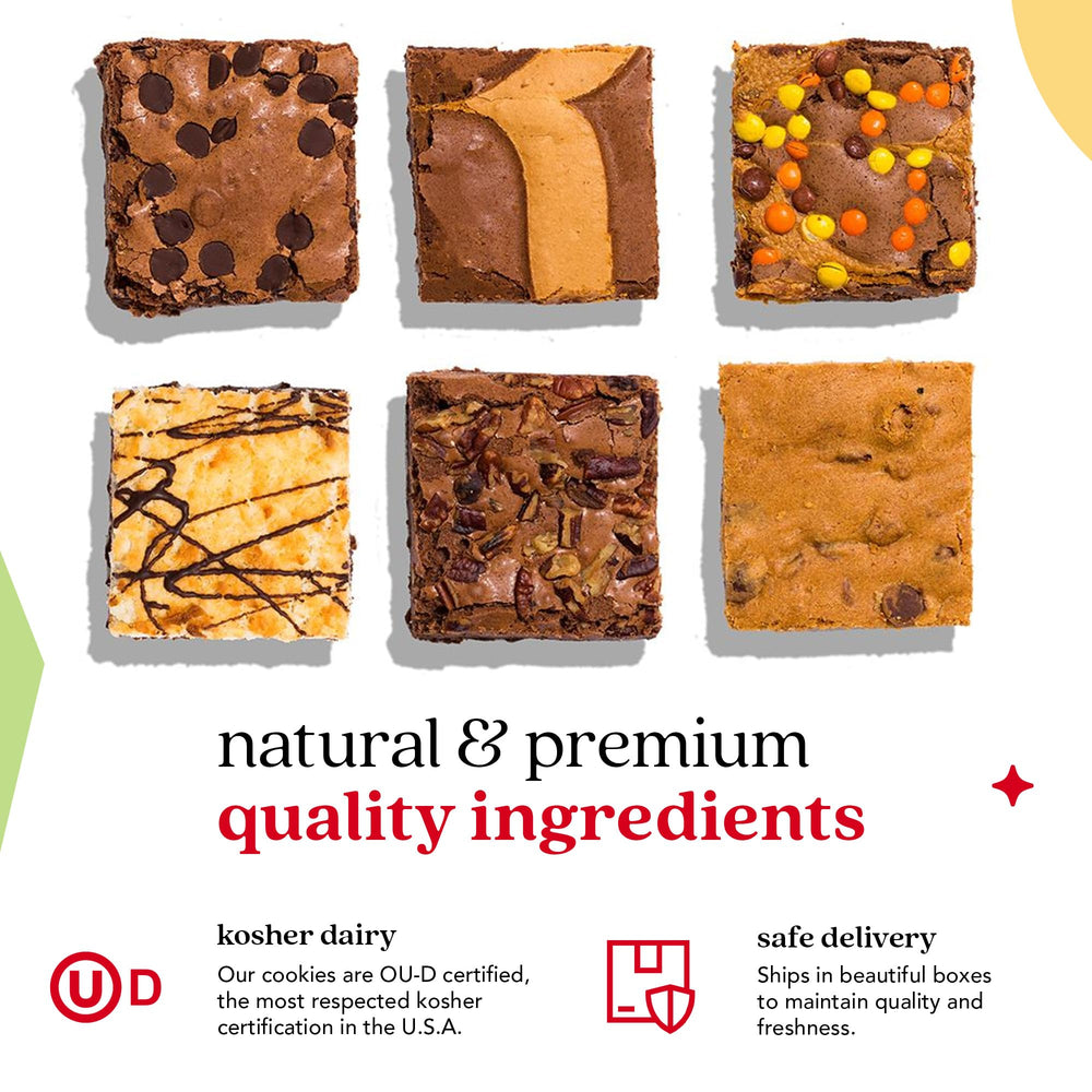 David's Cookies individually wrapped brownie slices stay fresh for lunches or sharing.