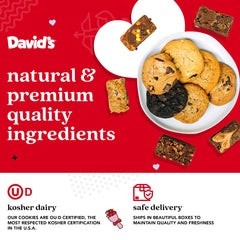 David's Cookies individually wrapped brownies image, ideal for portion control and sharing.