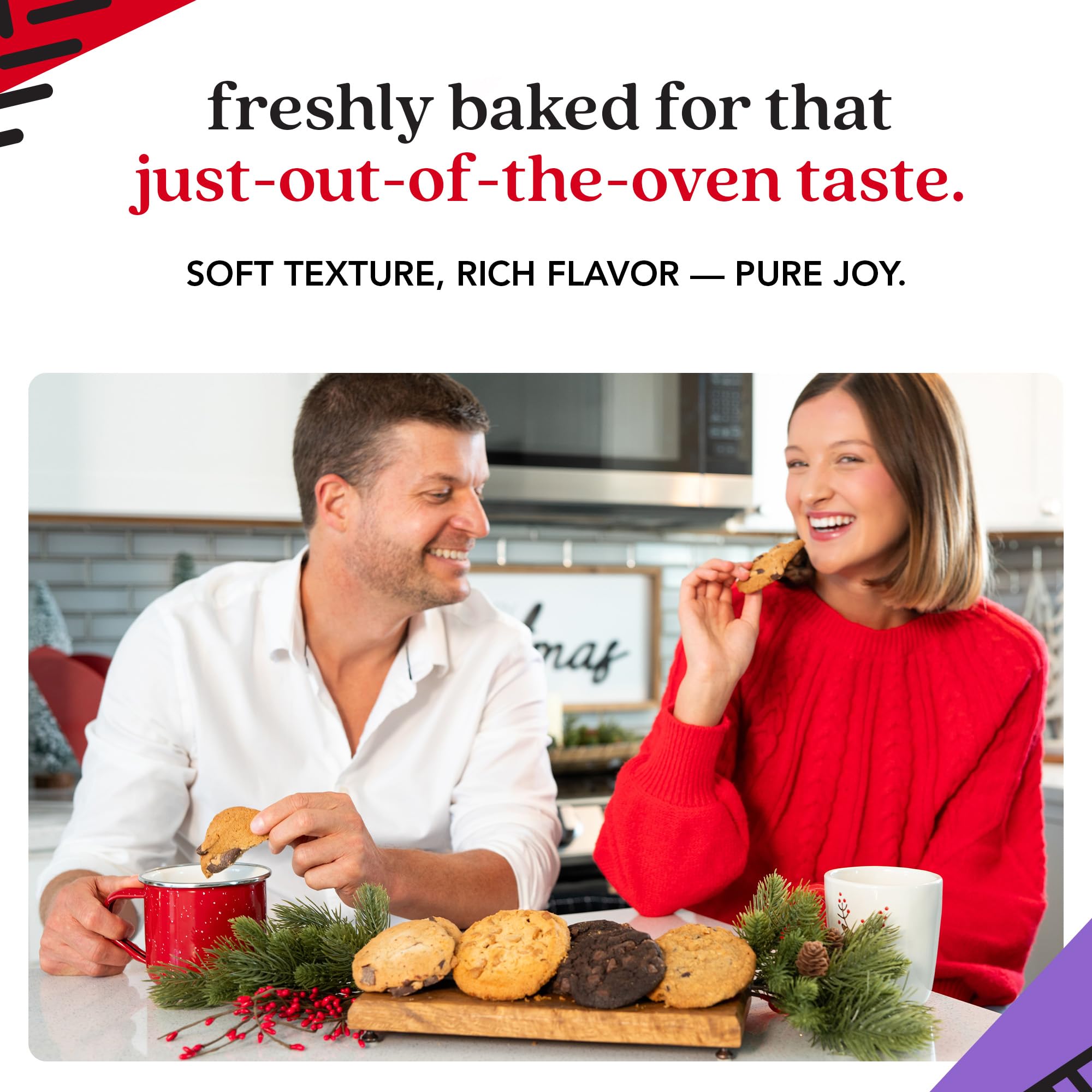 David's Cookies no preservatives cookies emphasize natural delight.