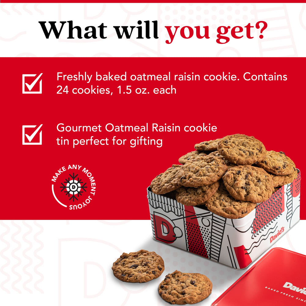 Soft, chewy texture of oatmeal raisin cookies captured in a serving scene