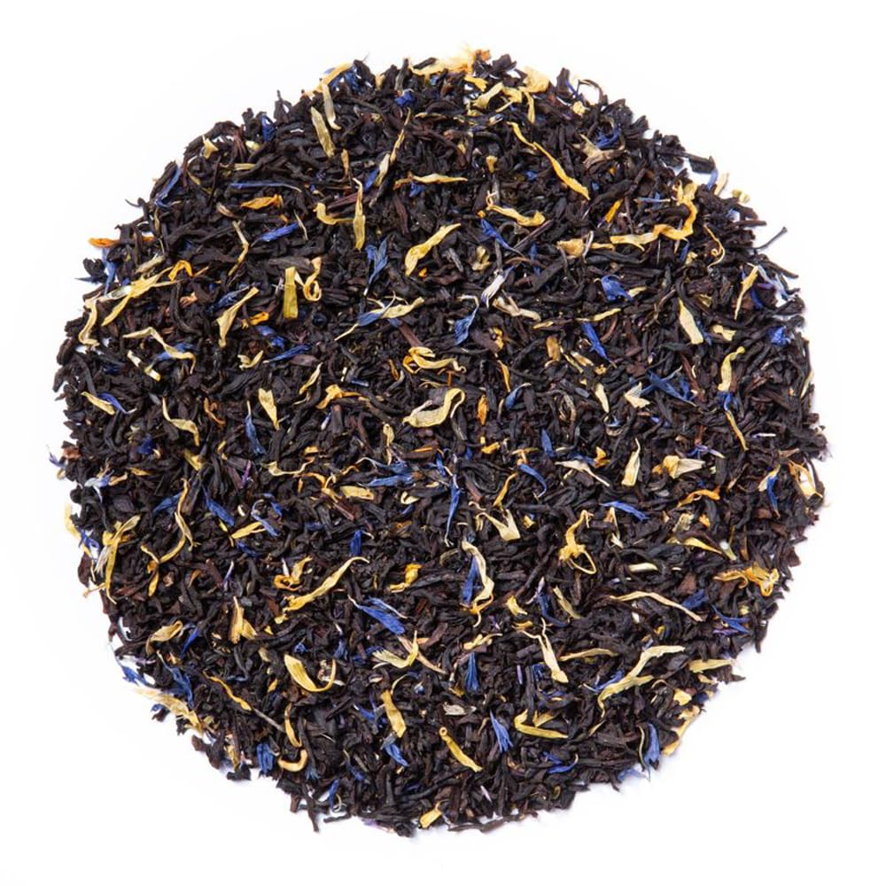 A steaming cup of Davidson's Earl Grey Cream shows the creamy vanilla aroma in a calm afternoon moment.