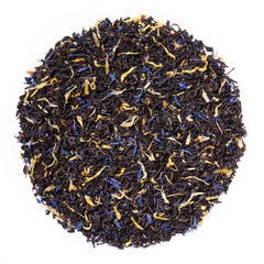 A steaming cup of Davidson's Earl Grey Cream shows the creamy vanilla aroma in a calm afternoon moment.