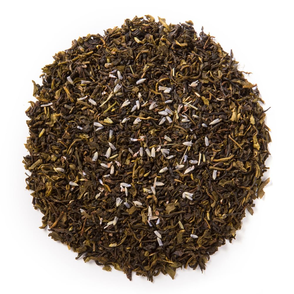 Davidson's Earl Grey Green loose leaves ready to steep for a vibrant cup