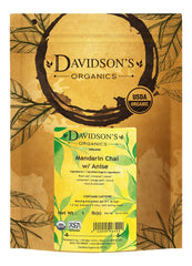 Davidson's Mandarin Chai with Anise loose leaf tea ready for a cozy, aromatic cup.