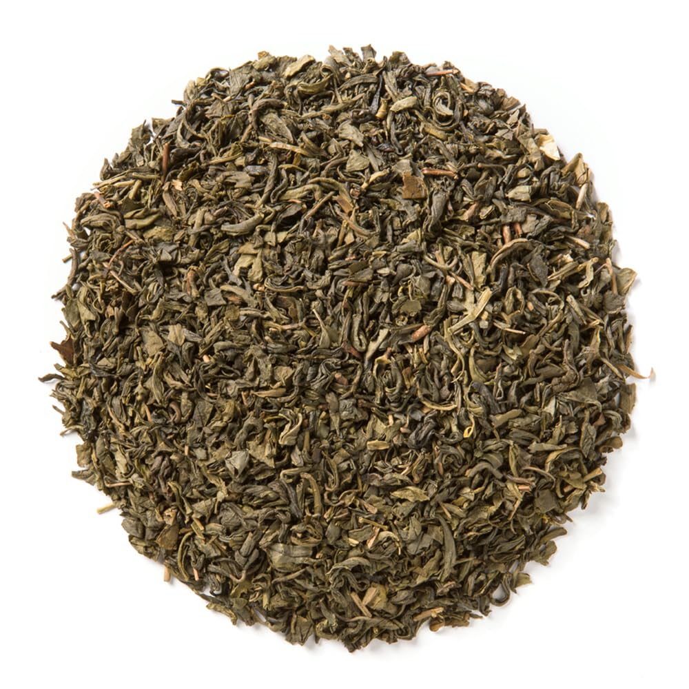 Davidson's Mao Jian Jasmine steeped cup shows delicate floral finish.