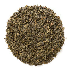 Davidson's Mao Jian Jasmine steeped cup shows delicate floral finish.