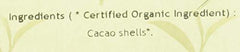 Close-up of cacao shells from Cacao Bliss highlighting texture for infusions.