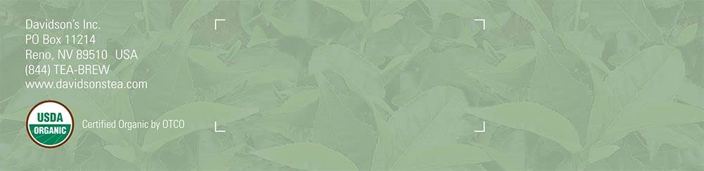 Davidson's Guayusa Energy with KSA kosher certification for versatile tea prep