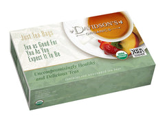 Davidson's Guayusa Energy unwrapped tea bags ready for quick brews
