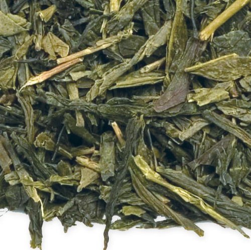 Davidson’s Sencha packaging and label details highlight product quality.
