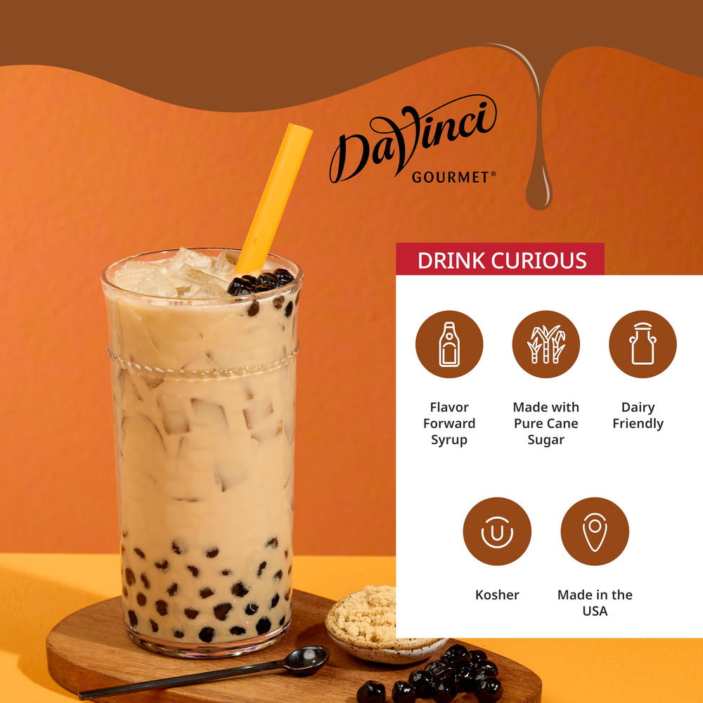 DaVinci Gourmet Brown Sugar Syrup frappuccino showcases molasses undertones and depth.