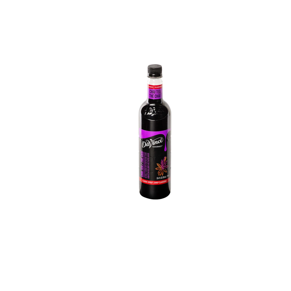 Dessert topping with DaVinci Gourmet Chai Concentrate vanilla spice drizzle